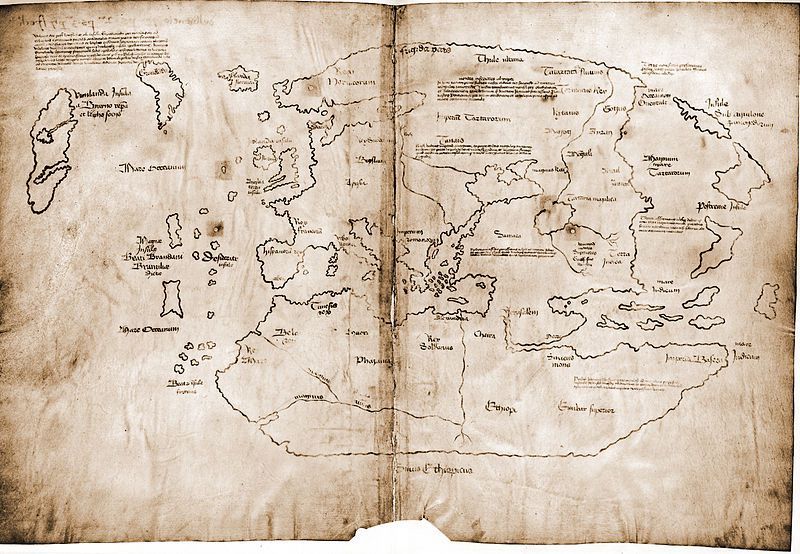 Karta över Vinland
