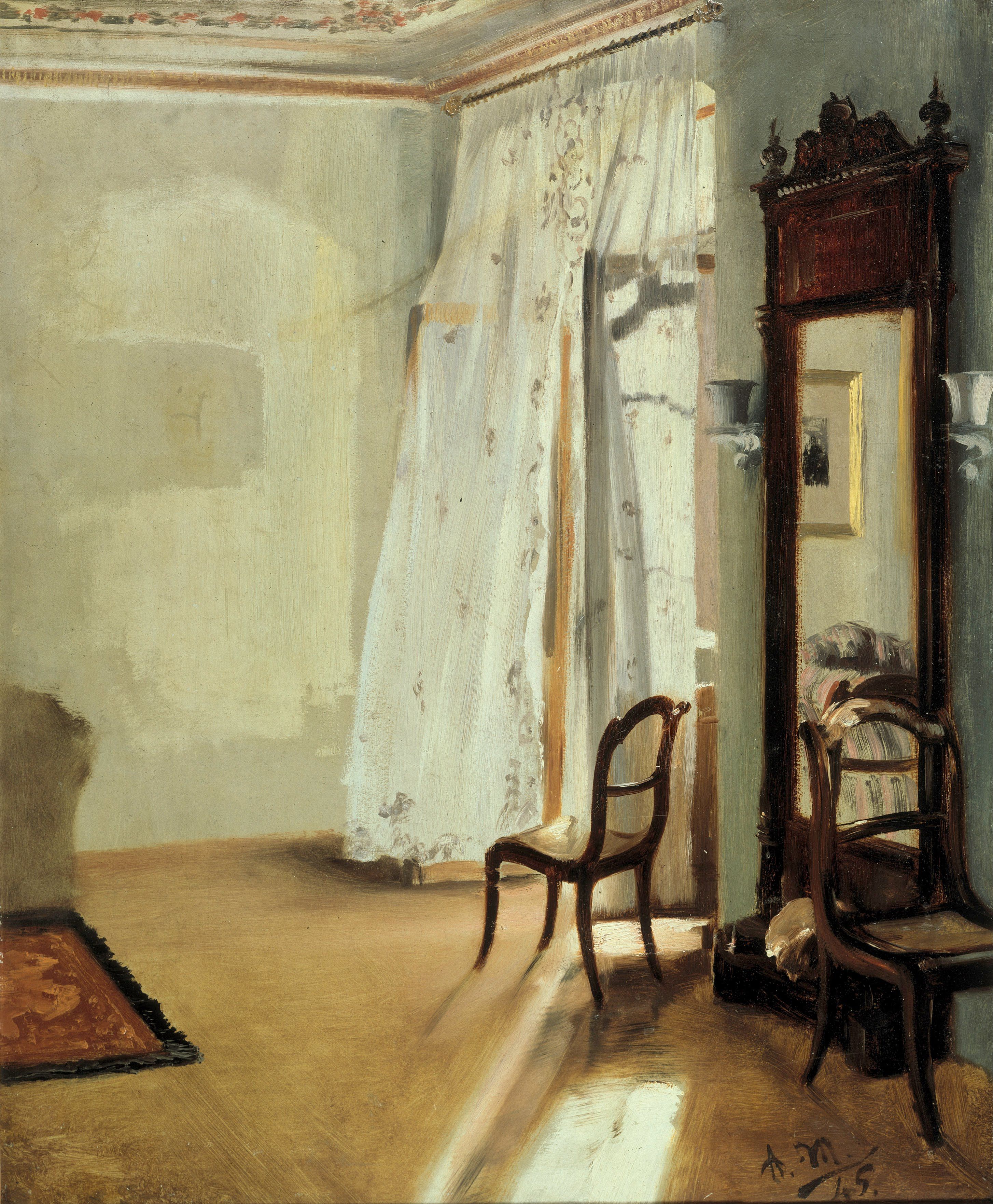 Adolph Menzel, The Balcony Room